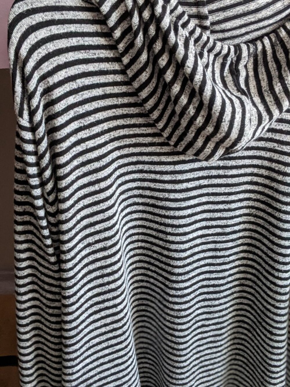 xxxl true size Sunday black & white perpendicular stripes - Picture 2 of 2